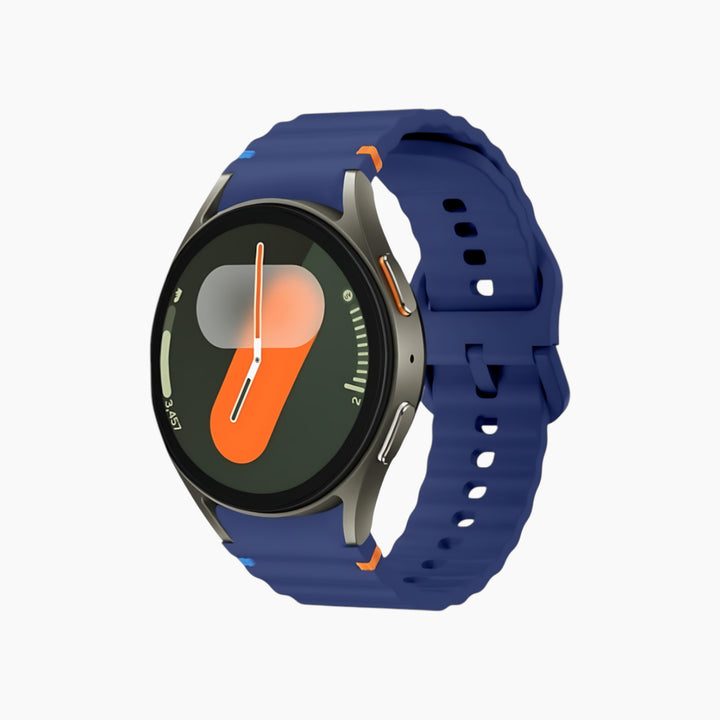 Samsung Wave Pattern Stitched Silicone Watch Band