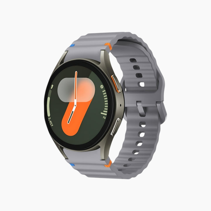 Samsung Wave Pattern Stitched Silicone Watch Band