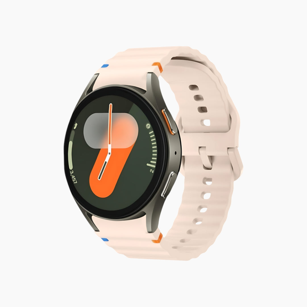 Samsung Wave Pattern Stitched Silicone Watch Band