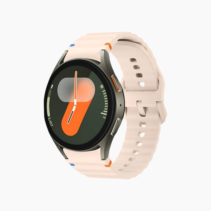 Samsung Wave Pattern Stitched Silicone Watch Band