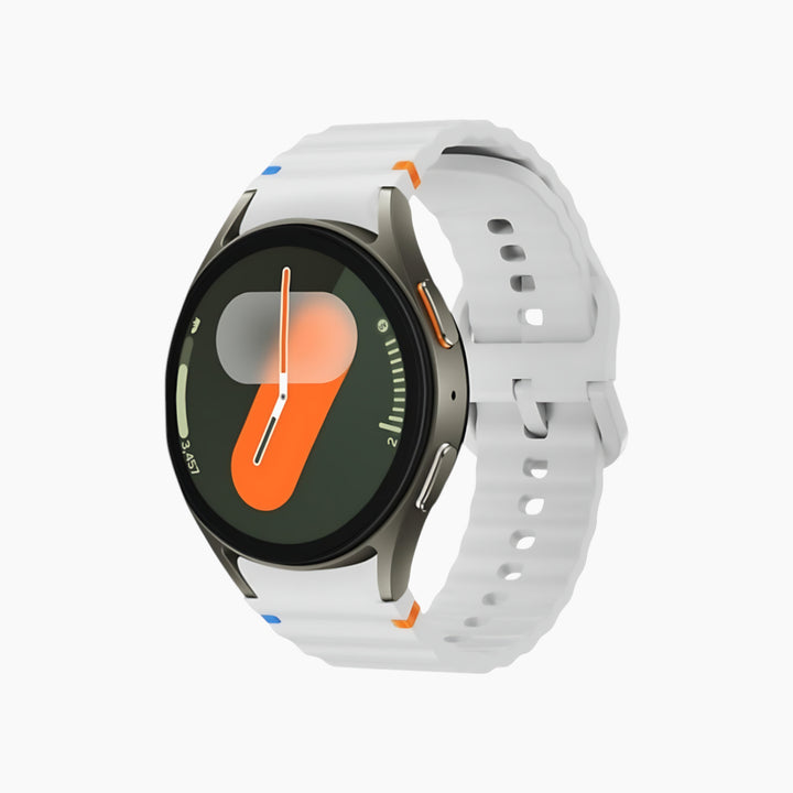 Samsung Wave Pattern Stitched Silicone Watch Band