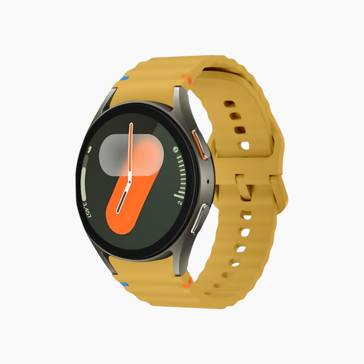 Samsung Wave Pattern Stitched Silicone Watch Band