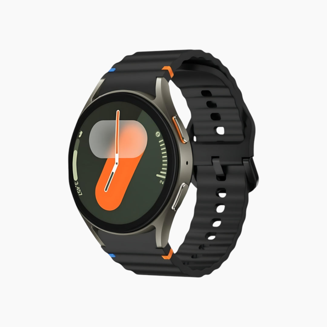 Samsung Wave Pattern Stitched Silicone Watch Band