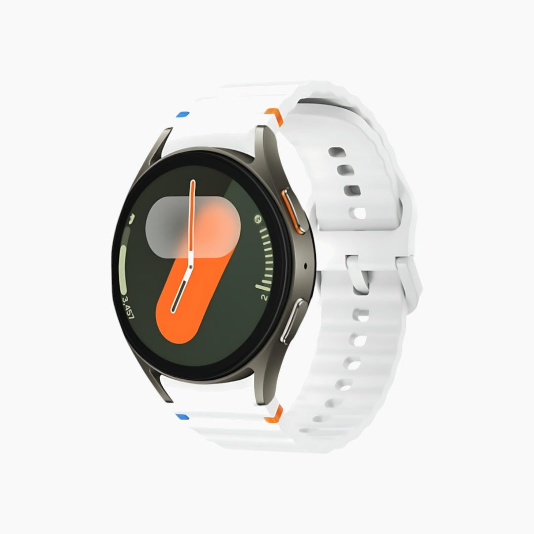 Samsung Wave Pattern Stitched Silicone Watch Band
