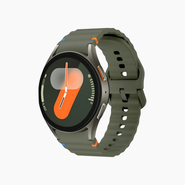 Samsung Wave Pattern Stitched Silicone Watch Band