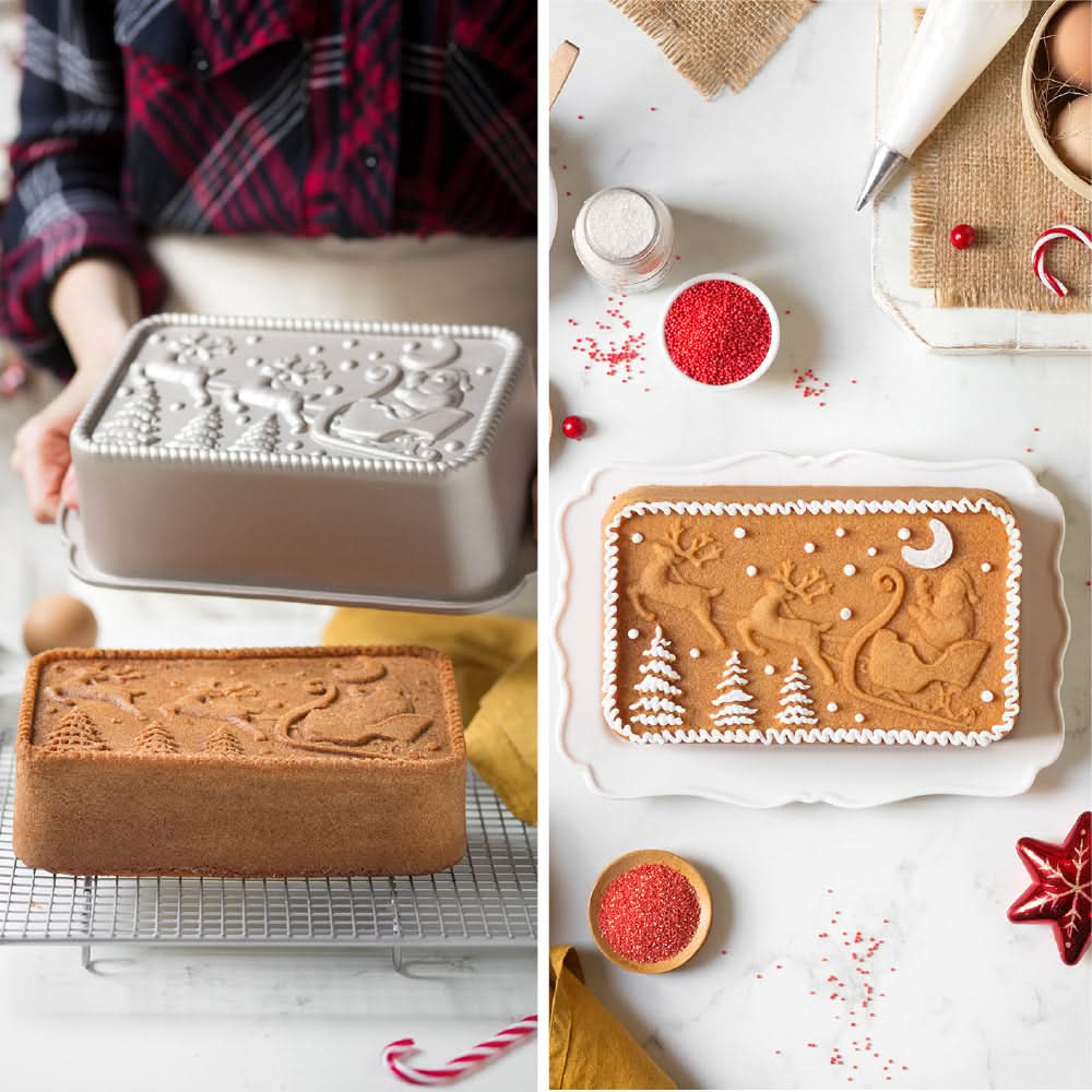 Decora Santa Claus Plum Cake Pan - HUNA