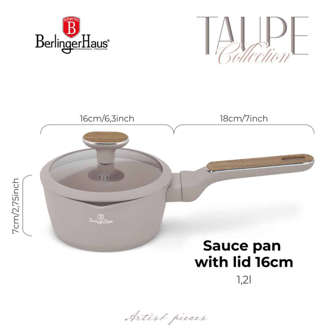 Berlinger Haus Sauce Casserole with Lid, 16 cm