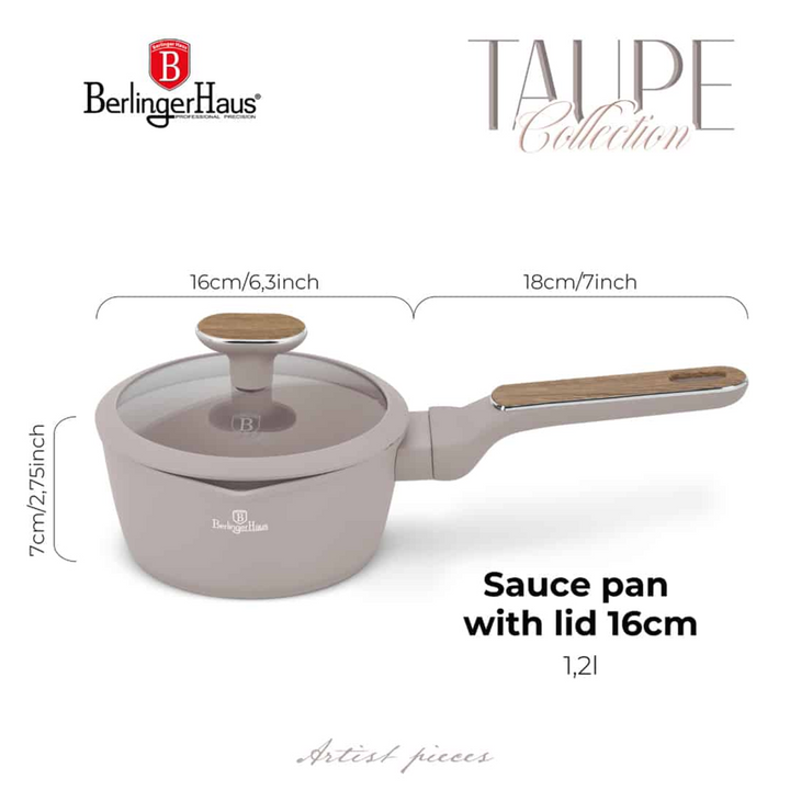 Berlinger Haus Sauce Casserole with Lid, 16 cm