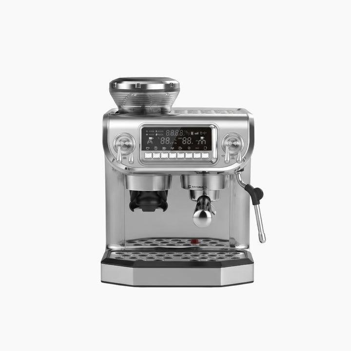 Sayona 8-in-1 Espresso Machine with Grinder, 20 Bar