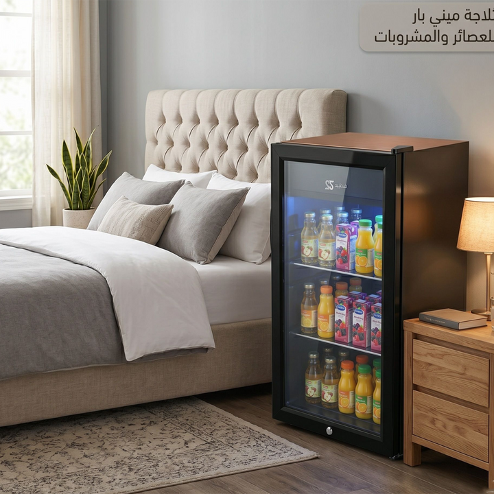 Sayona Mini Bar Fridge 73L Glass Door