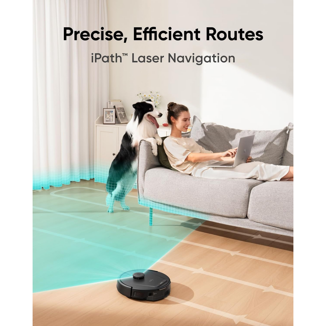 Sayona Reboot IQ Smart Robot Vacuum with Self-Empty Base