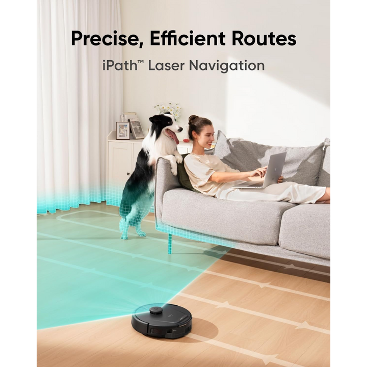 Sayona Reboot IQ Smart Robot Vacuum with Self-Empty Base
