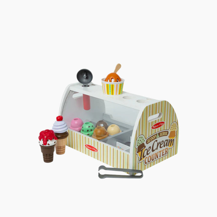Melissa &amp; Doug Scoop &amp; Serve Ice Cream Counter