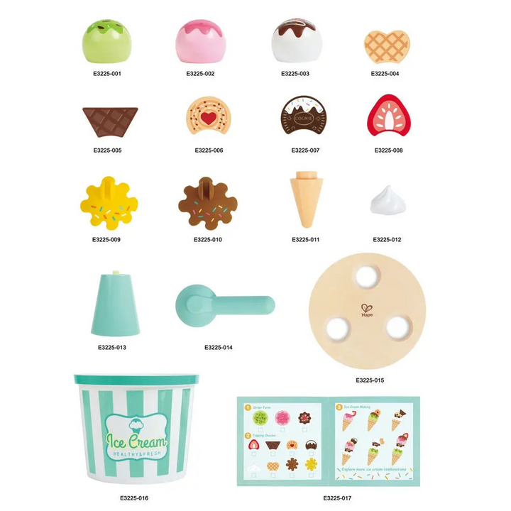Hape Scoop &amp; Serve Ice Cream Set