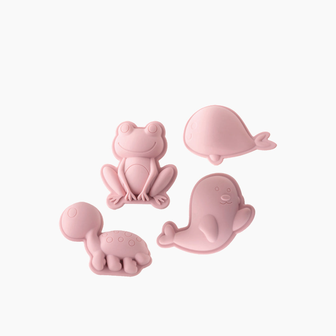 Scrunch Sand Moulds - 4 Pieces