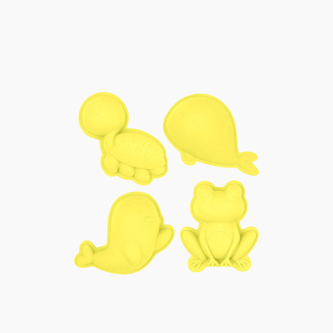 Scrunch Sand Moulds - 4 Pieces