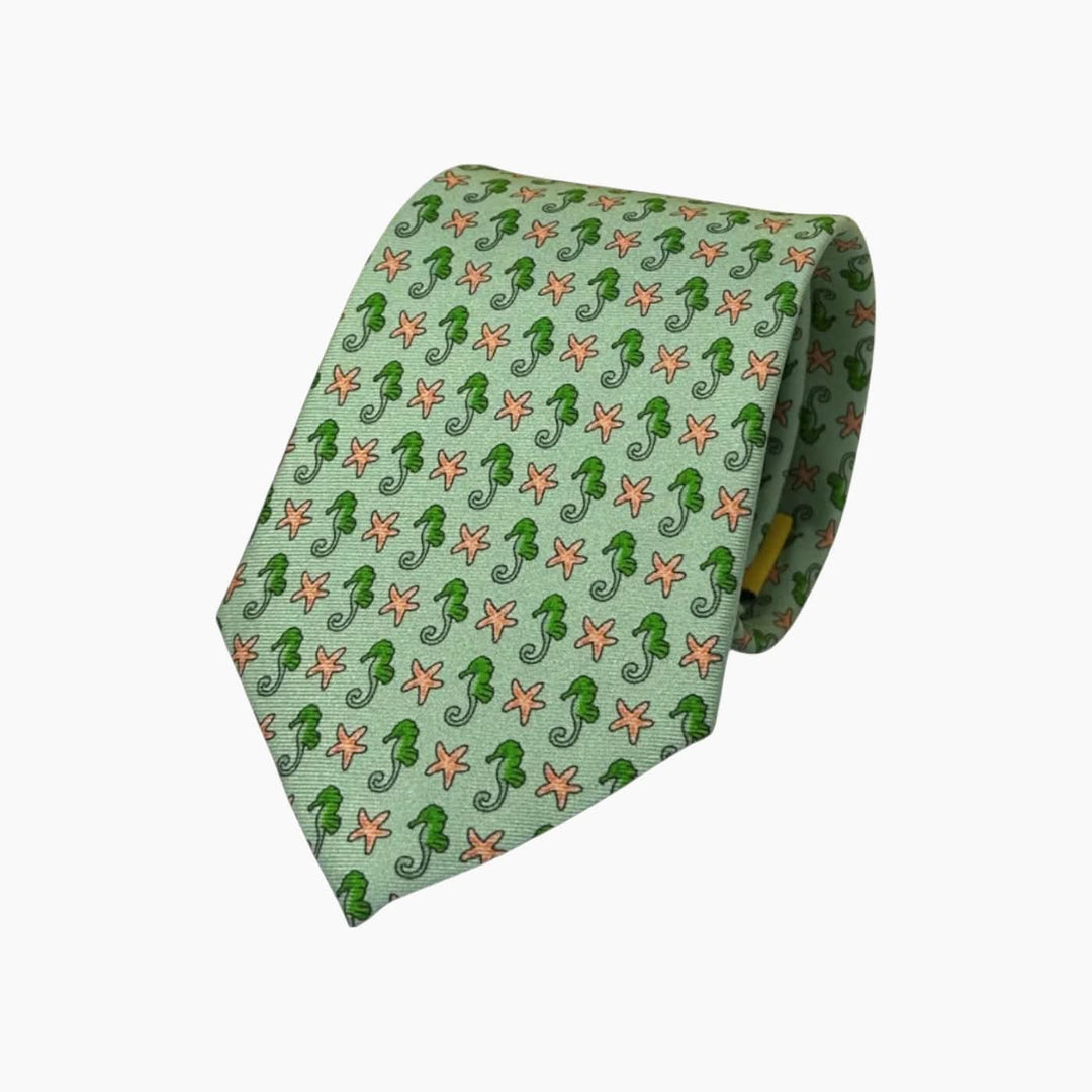 Leopardous Silk Tie