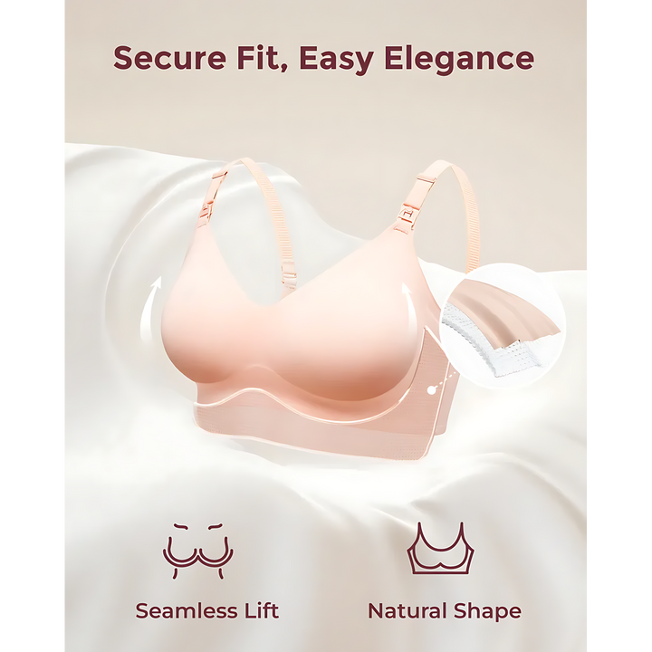 Momcozy seamless nursing bra for pregnancy to nursing