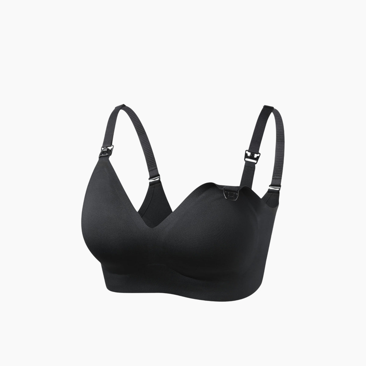 Momcozy seamless nursing bra in black