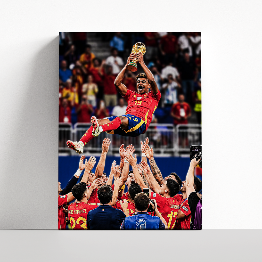 Spain Worldcup Final 2026 A3 canvas print