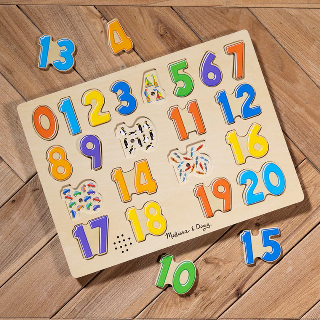 Melissa &amp; Doug See &amp; Hear Sound Puzzle - Numbers