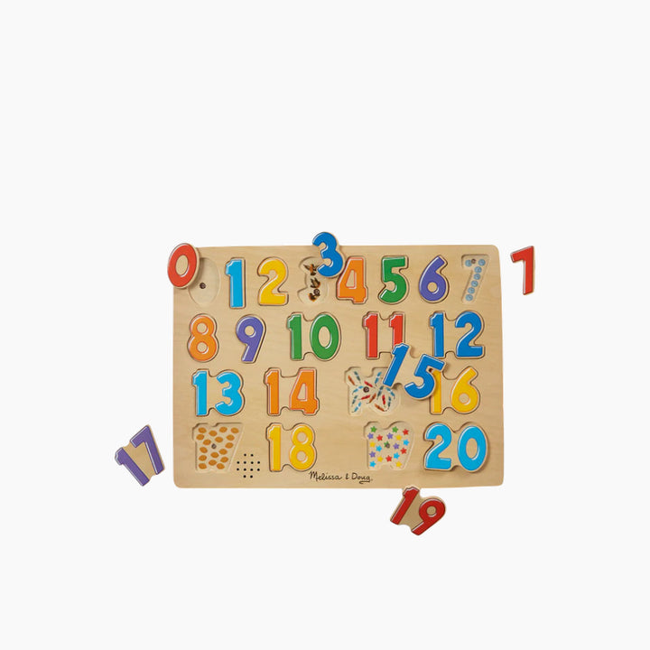 Melissa &amp; Doug See &amp; Hear Sound Puzzle - Numbers