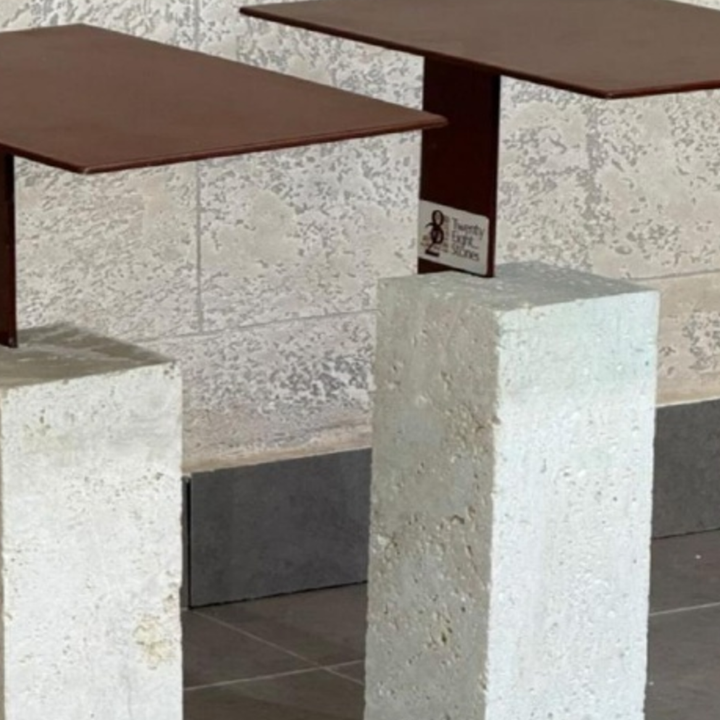 Dual-Pedestal Service Table (Small)
