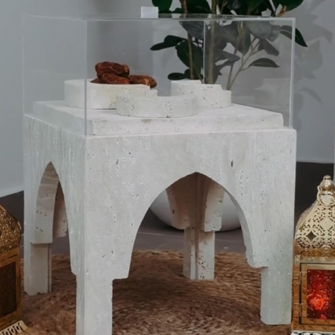 Arched Plant-Stand Table