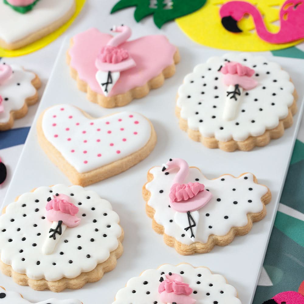 Decora Set 4 Scalloped Heart Cookie Cutters - HUNA