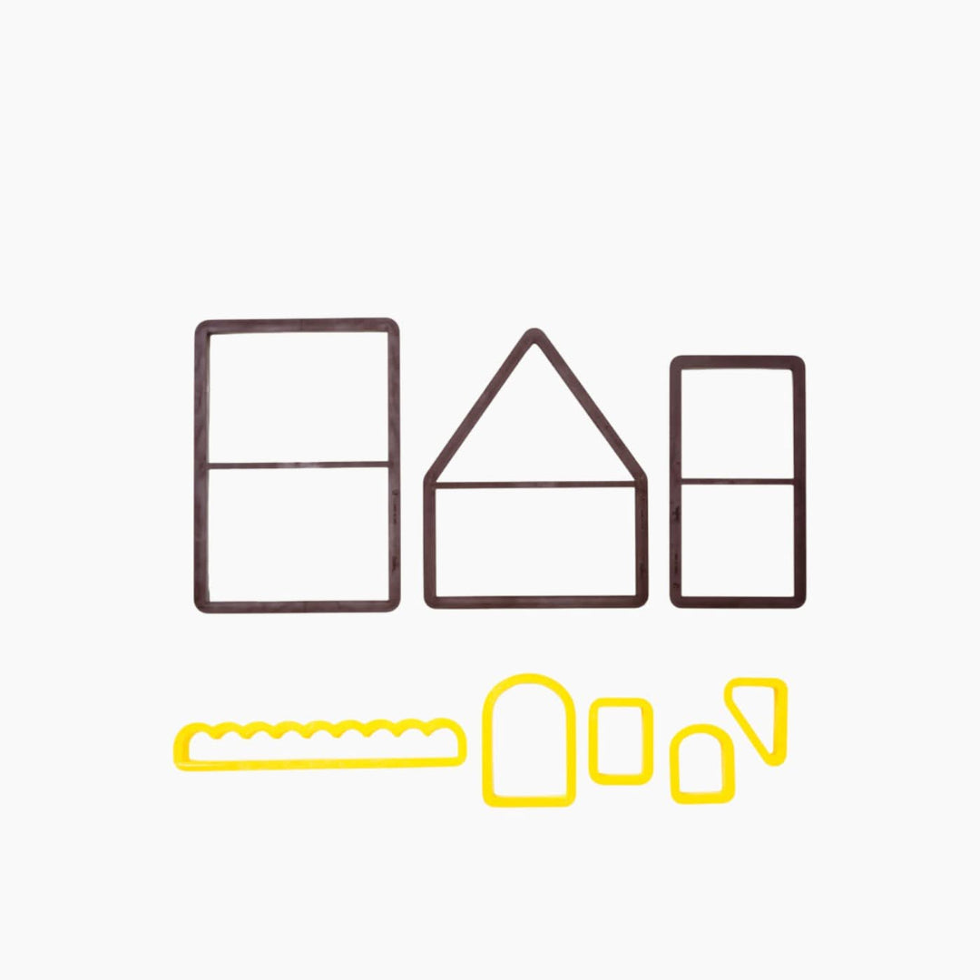 Decora Set 8 Cutters House - HUNA