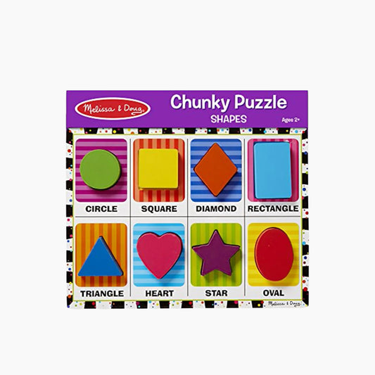 Melissa & Doug Shapes Chunky Puzzle