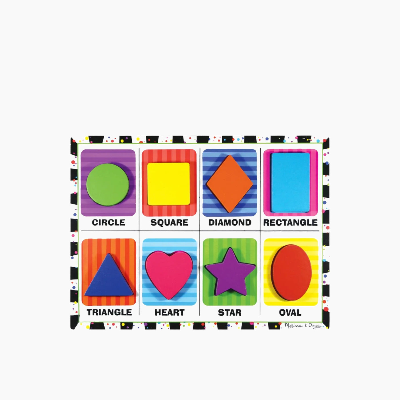 Melissa & Doug Shapes Chunky Puzzle