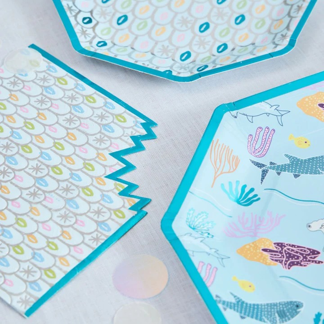Ma Fete Sharks Napkins - Set of 16