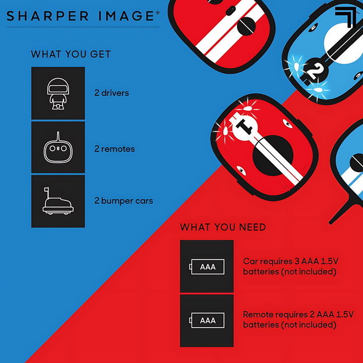 Sharper Image Crash Xtream Raiders 37x19x19 Cm - HUNA