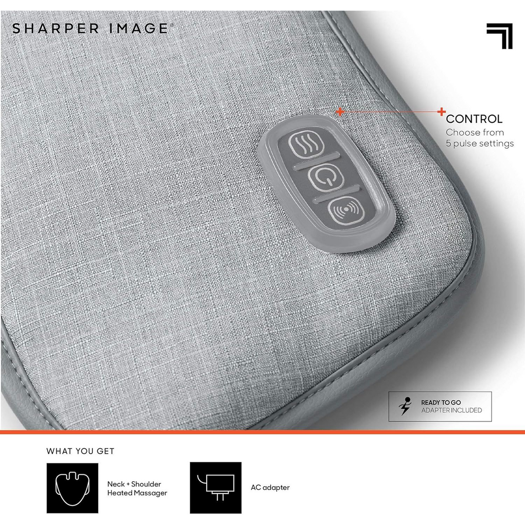 Sharper Image Neck and Shoulder Massager with Heat