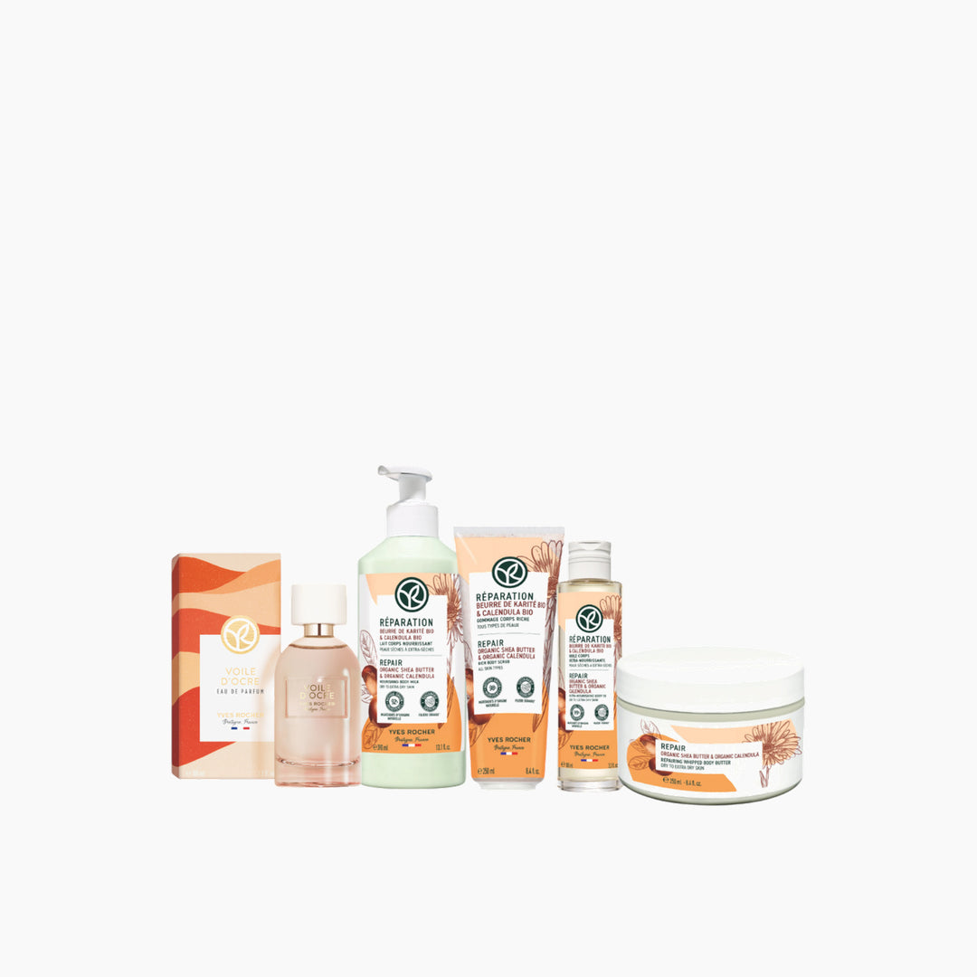 Yves Rocher Shea Body Set with Voile de Jour Fragrance