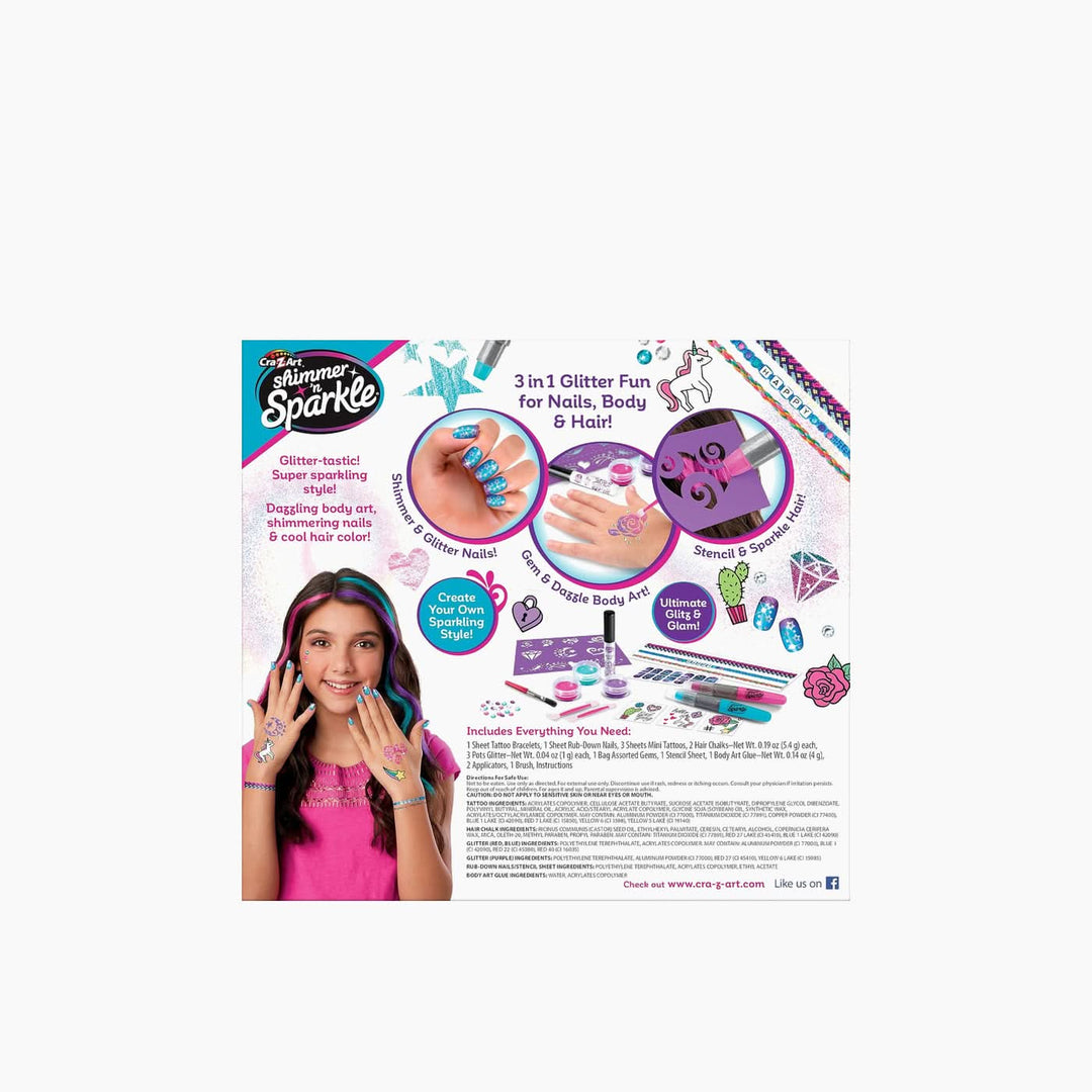 Shimmer N Sparkle Glitter Beauty Set - HUNA
