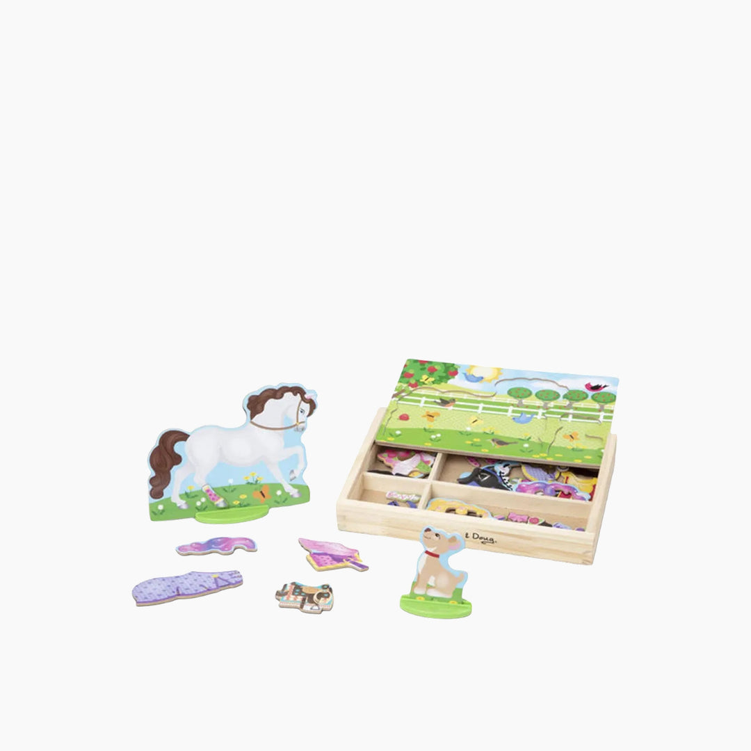 Melissa &amp; Doug Show Horse Magnetic Dress-Up Play Set - HUNA