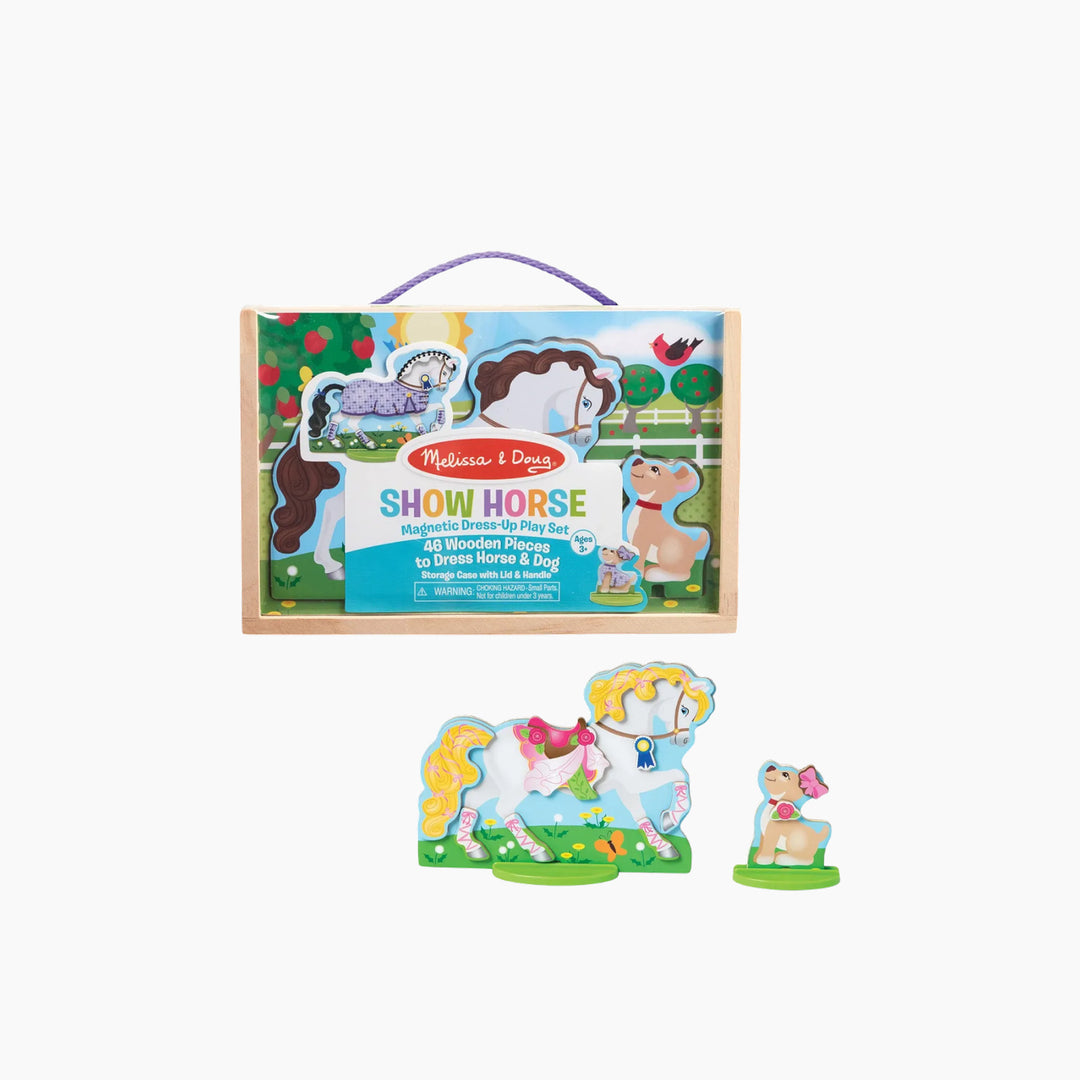 Melissa &amp; Doug Show Horse Magnetic Dress-Up Play Set - HUNA