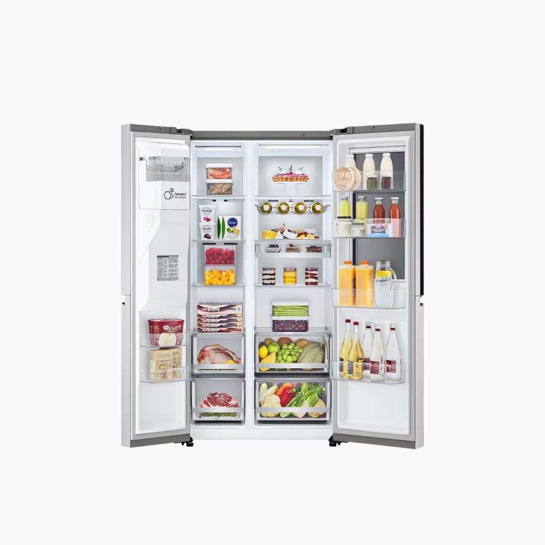 LG Side By Side Refrigerator 598L HygieneFRESH+ Silver