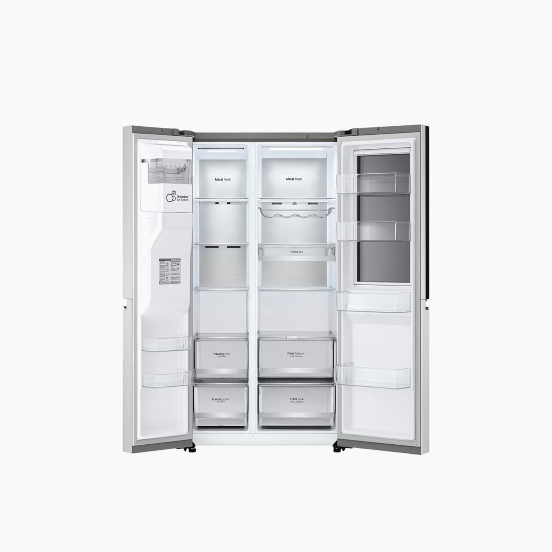 LG Side By Side Refrigerator 598L HygieneFRESH+ Silver