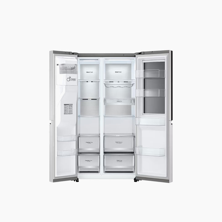 LG Side By Side Refrigerator 598L HygieneFRESH+ Silver