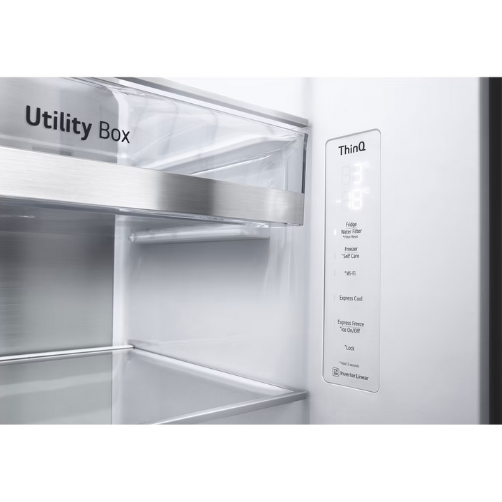 LG Side By Side Refrigerator 598L HygieneFRESH+ Silver