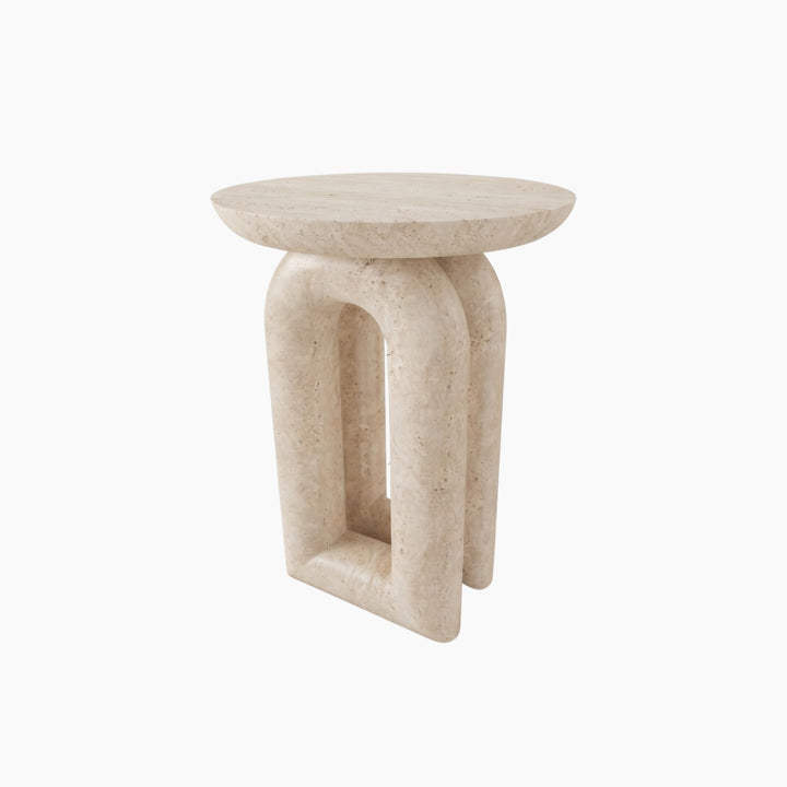 Arched Hollow-Leg Side Table