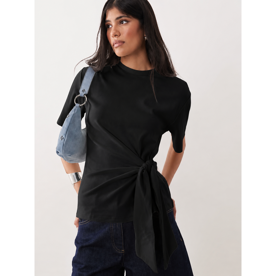 Side Tie T-Shirt