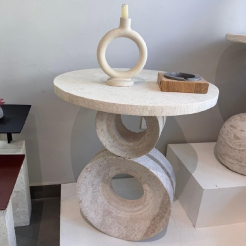 Stacked Ring Side Table