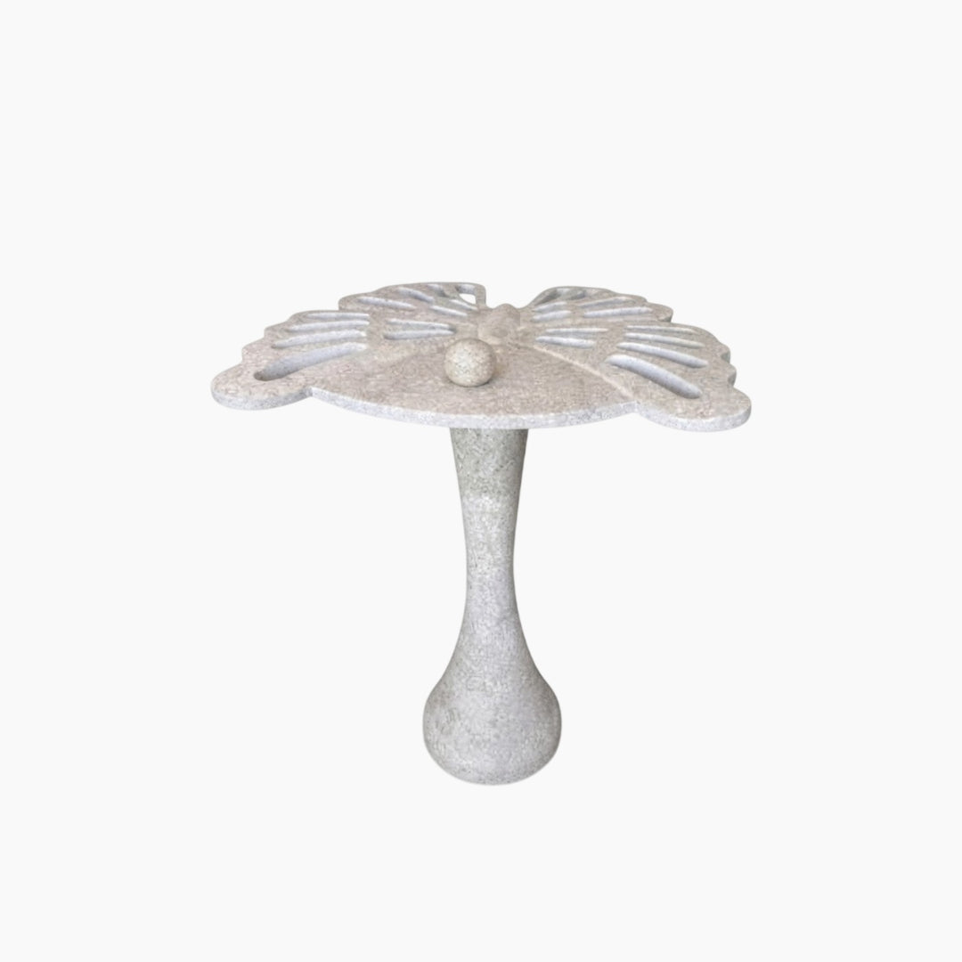 Drip-Pedestal Side Table
