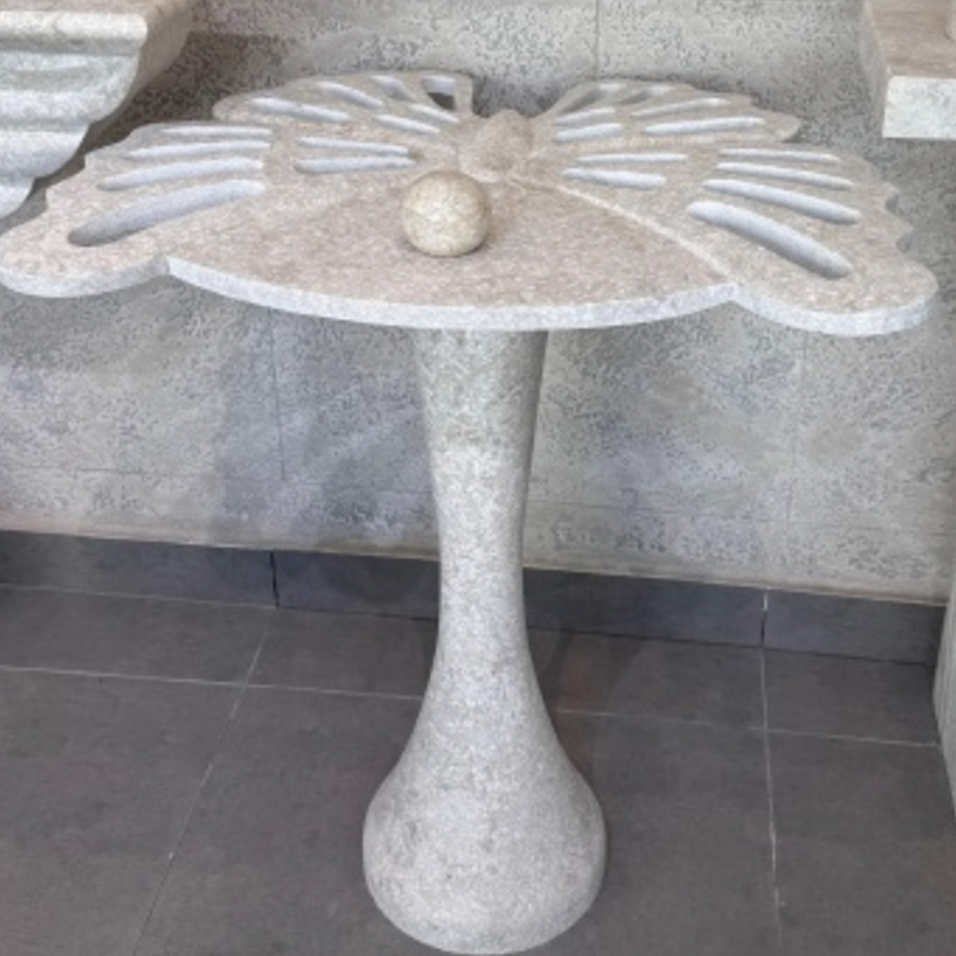 Drip-Pedestal Side Table