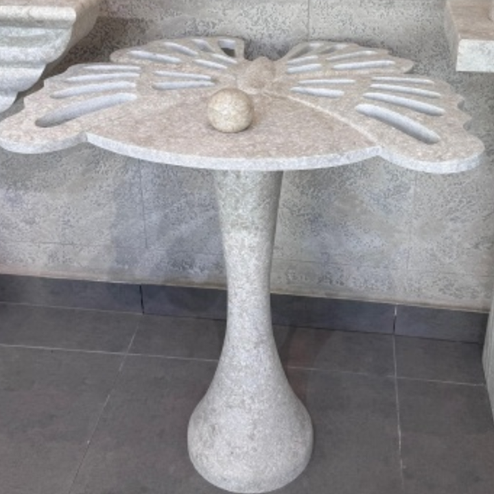 Drip-Pedestal Side Table