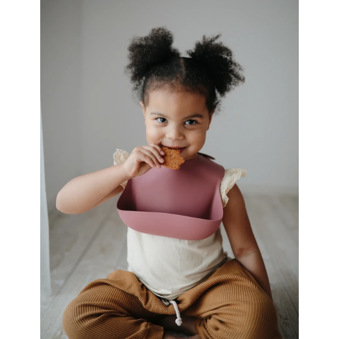 Mushie Silicone Baby Bib